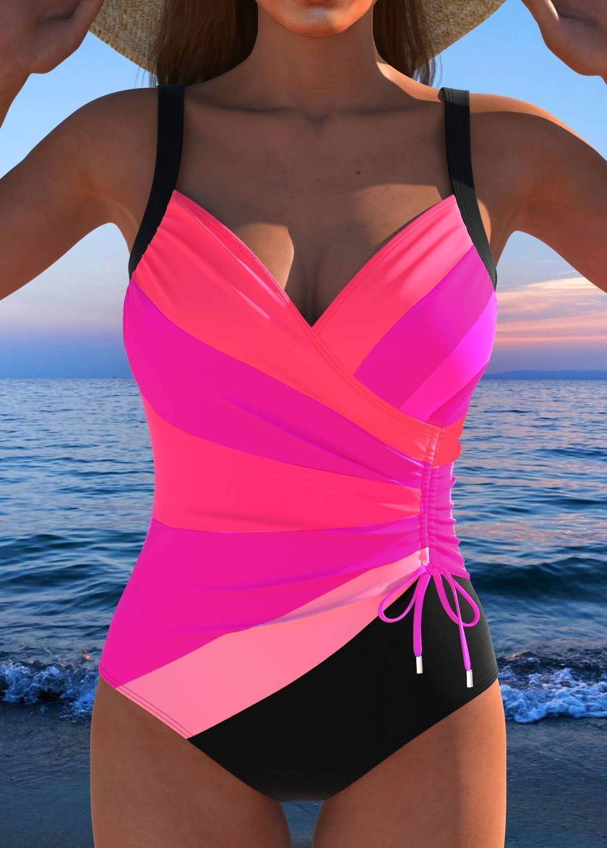 Imogen | Swimsuit with Colorful Print