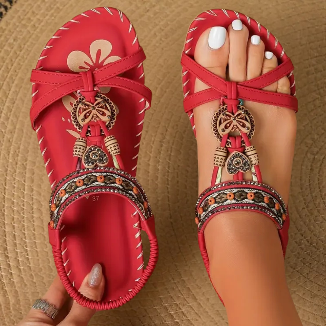 Hazel – Ibiza-style orthopedic sandals for comfort and elegance