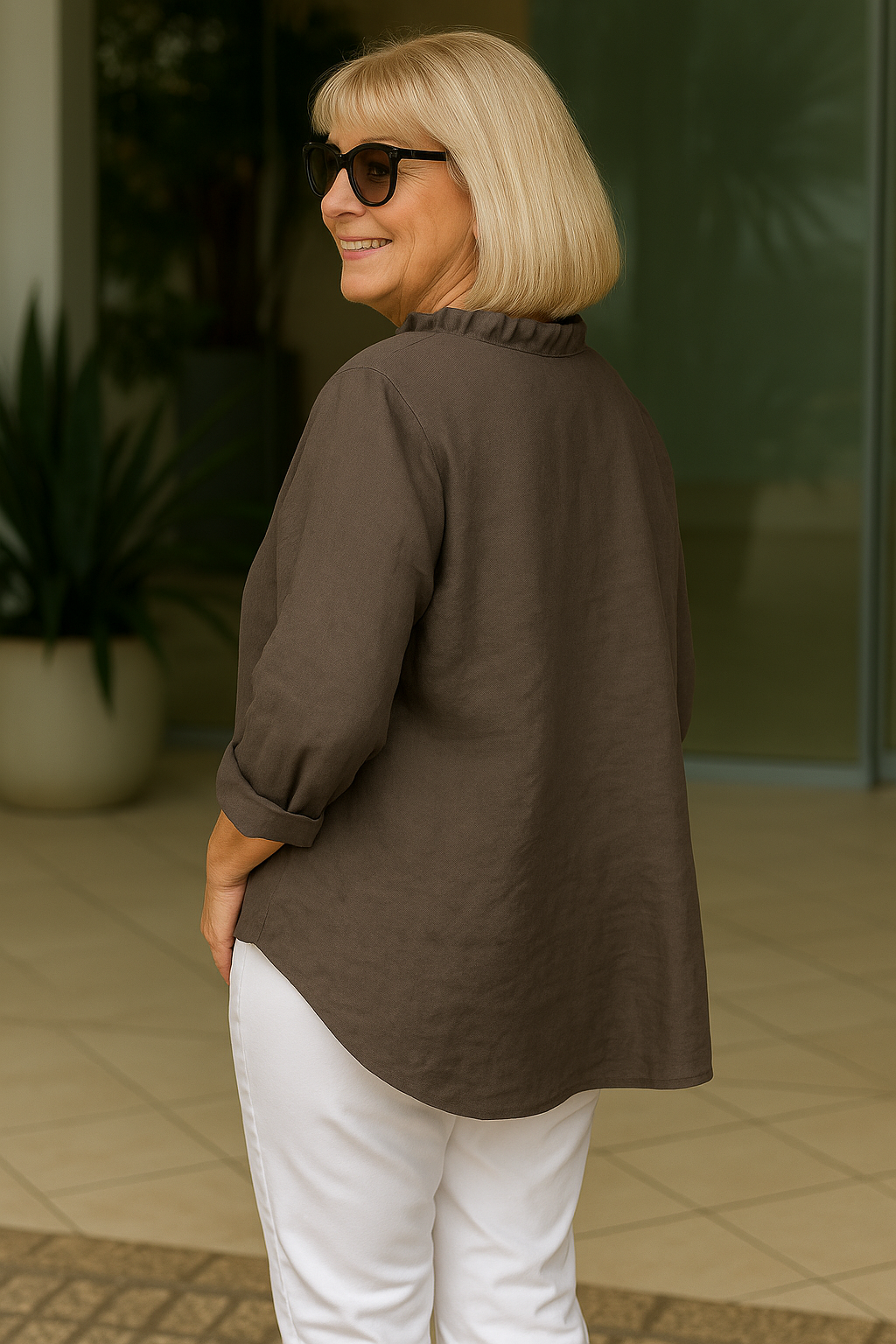 Maribel | Soft Ruffle Blouse - for Real Comfort