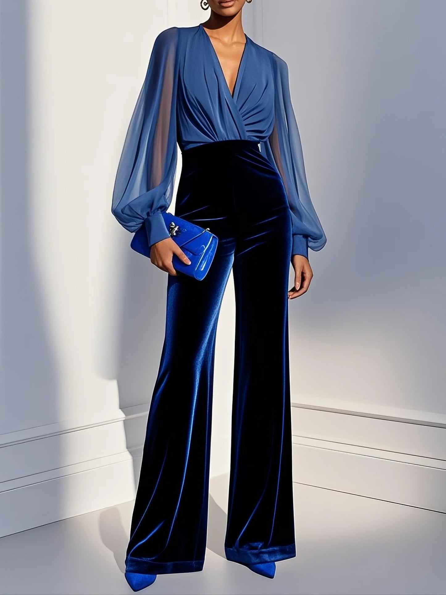 Maud™ - Elegant V-Neck Jumpsuit