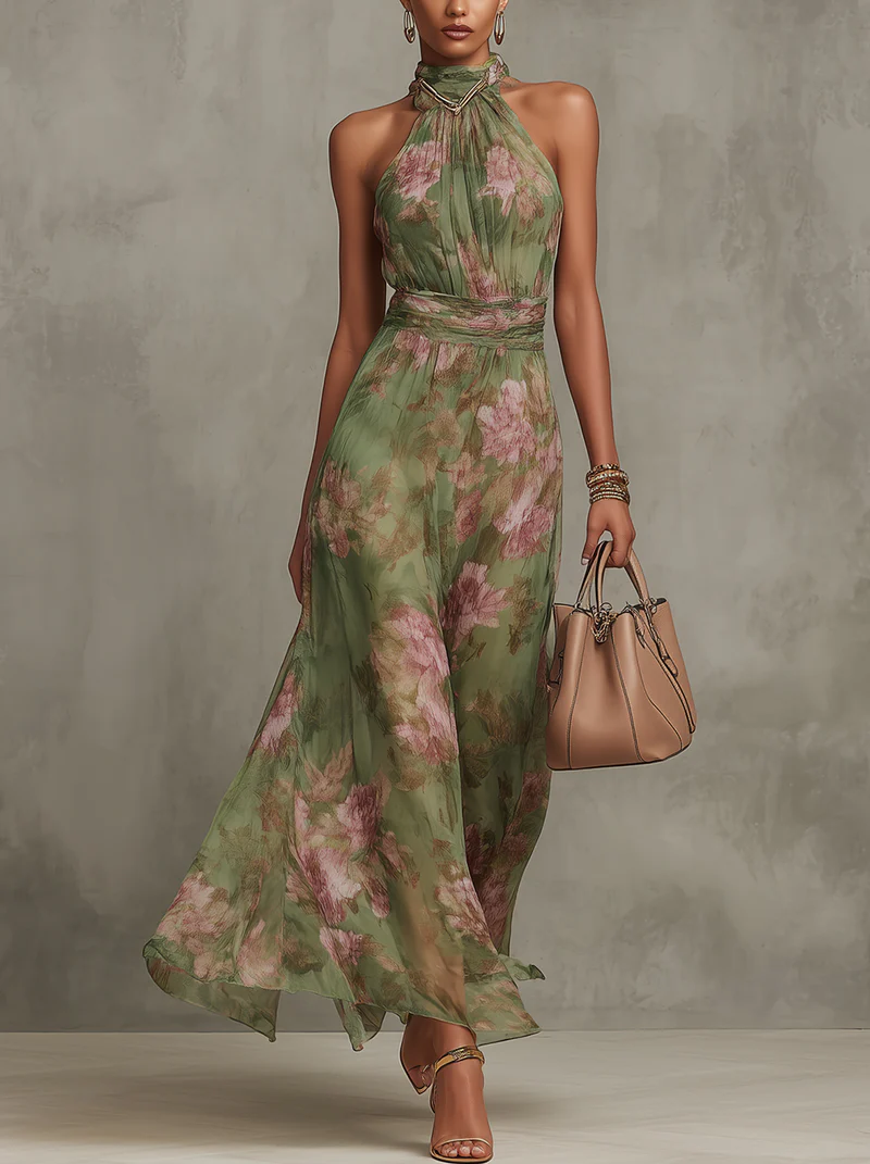 Rosalie | Elegant Floral Summer Dress