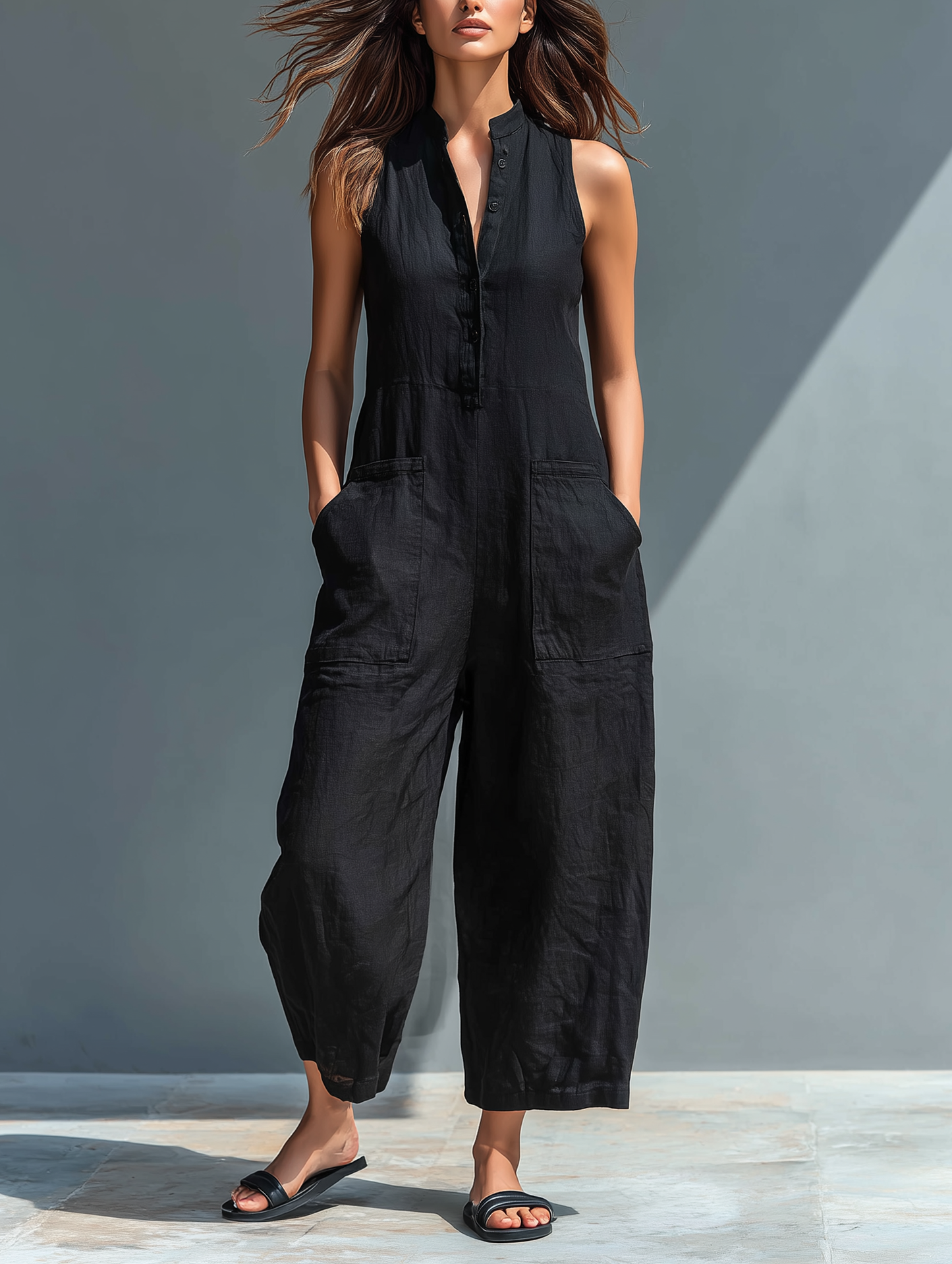 Daphne | Elegant Sleeveless Jumpsuit